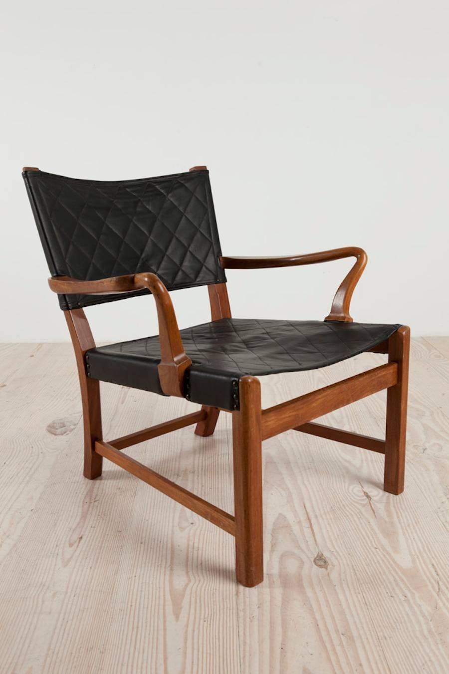 Quilted Carl Malmsten, Easy Chair, circa 1929