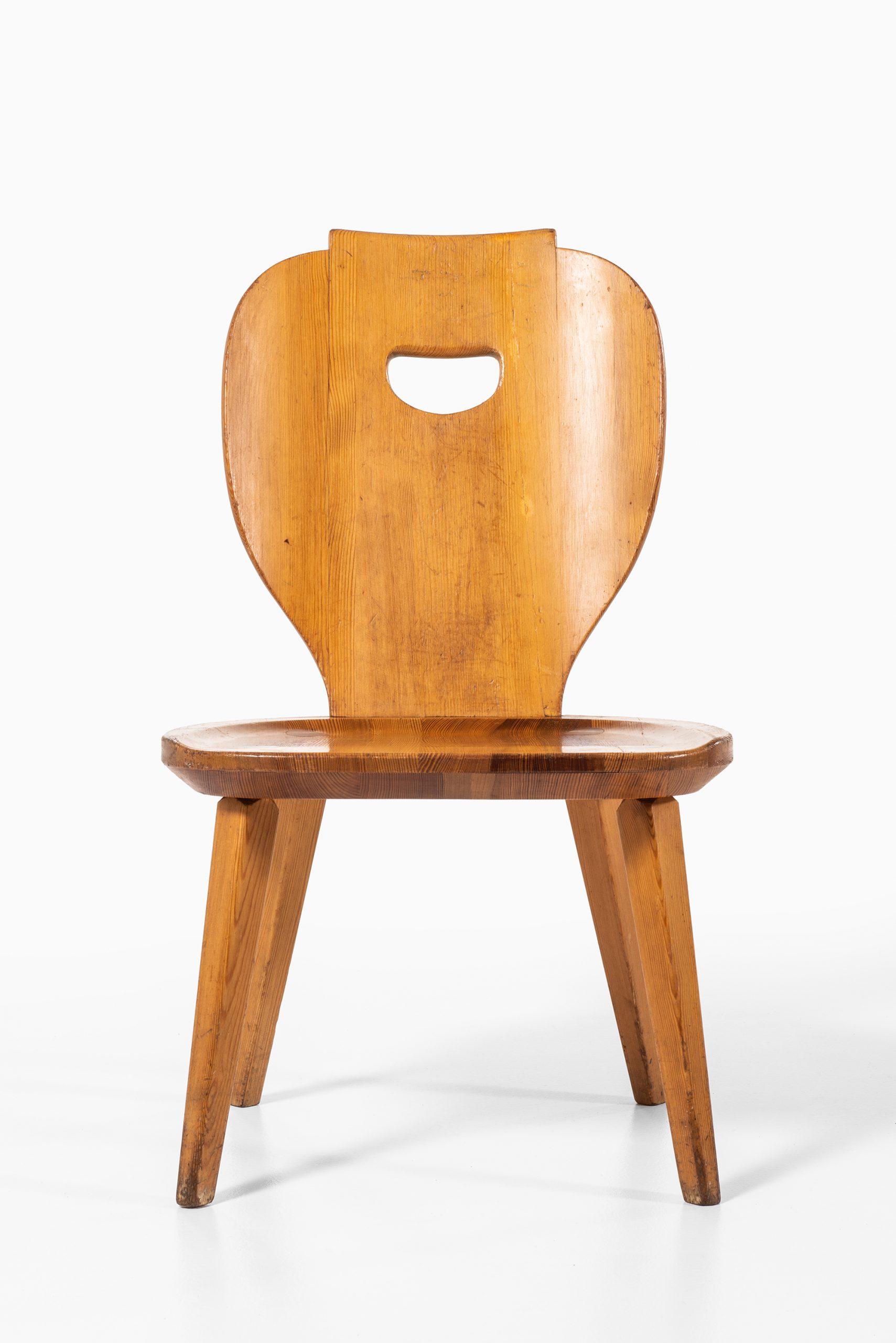 Scandinavian Modern Carl Malmsten Easy Chairs Produced by Svensk Fur in Sweden For Sale