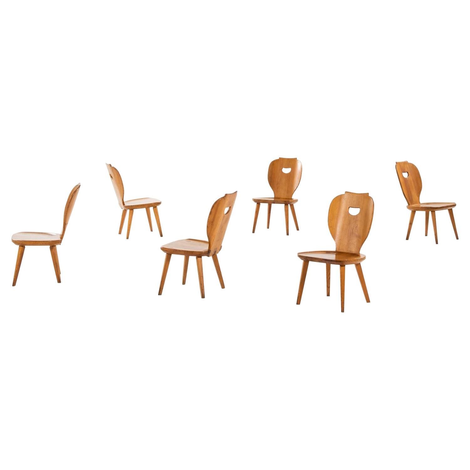 Carl Malmsten Easy Chairs Produced by Svensk Fur in Sweden For Sale