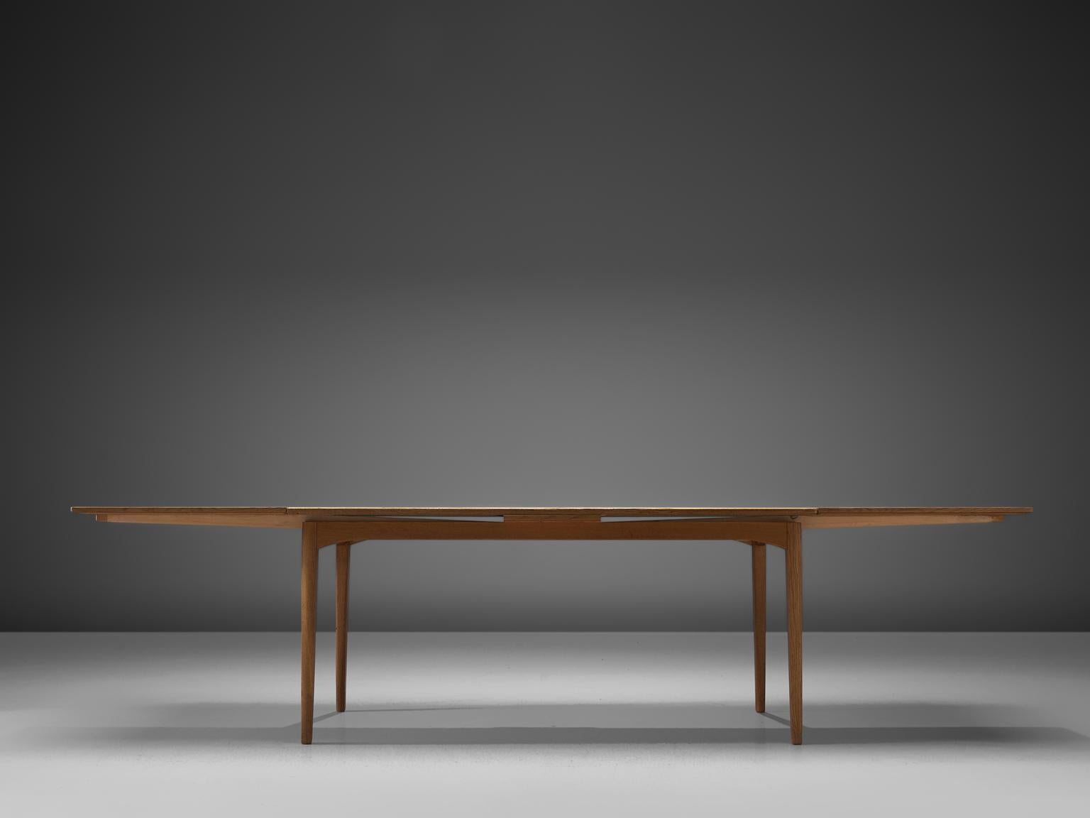 Danish Carl Malmsten Extendable Table in Oak