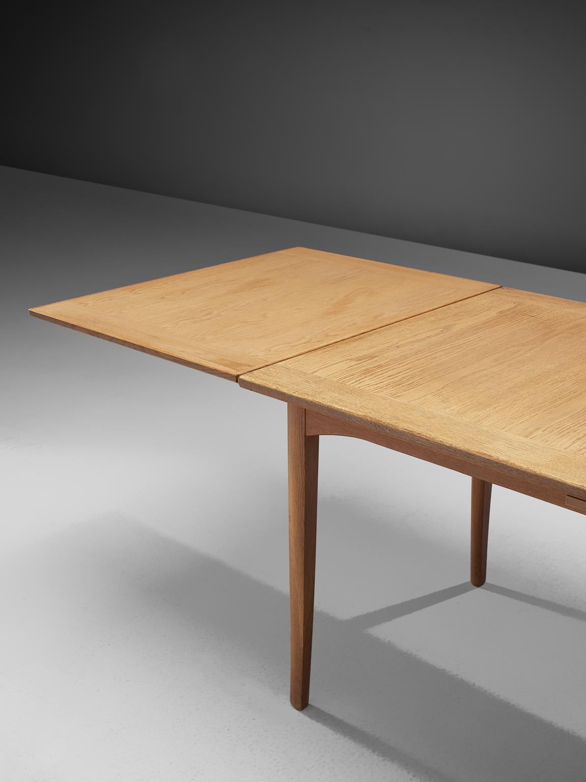 Carl Malmsten Extendable Table in Oak In Good Condition In Waalwijk, NL