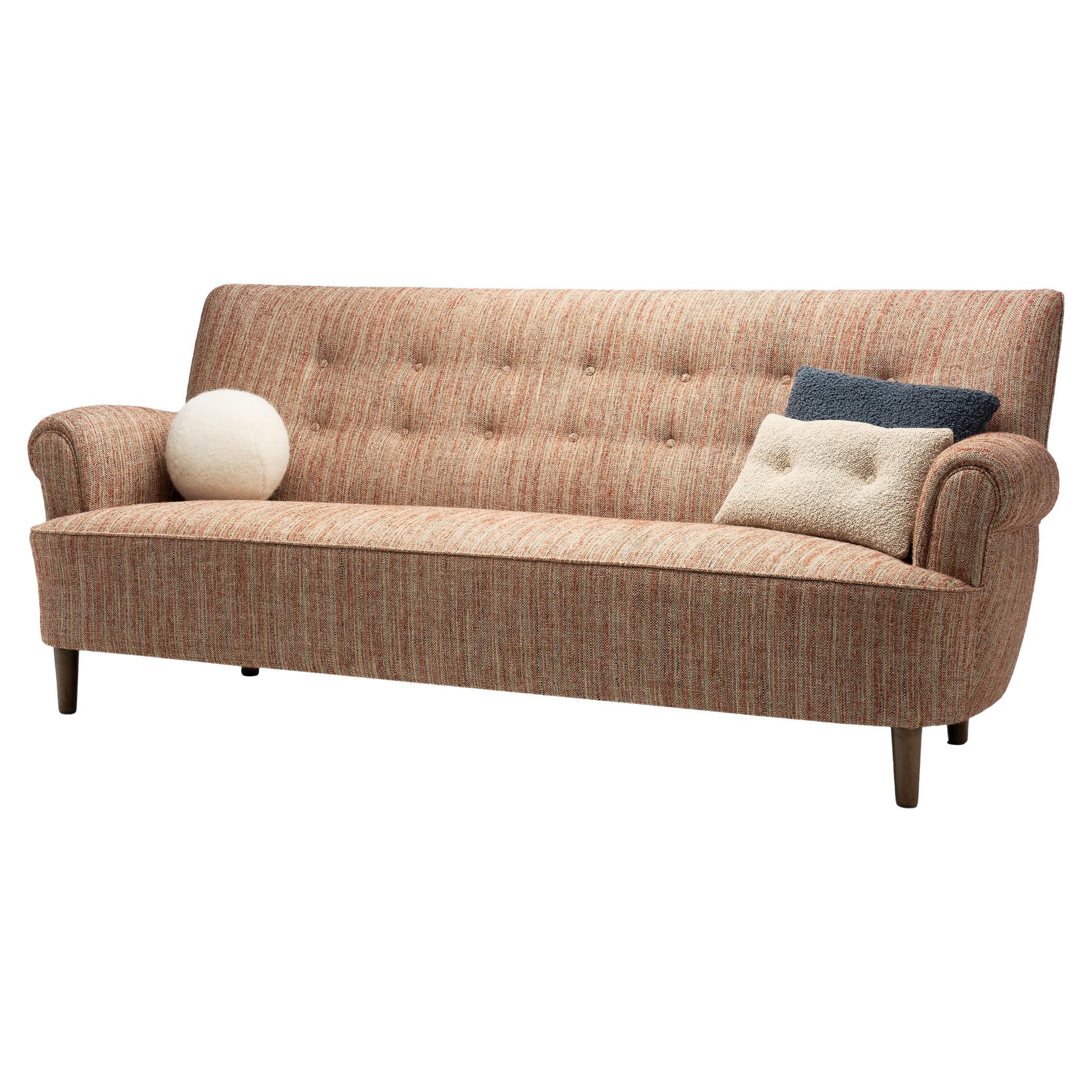 Carl Malmsten "Hemmakväll" Sofa for O.H. Sjögren, Sweden 1956 For Sale