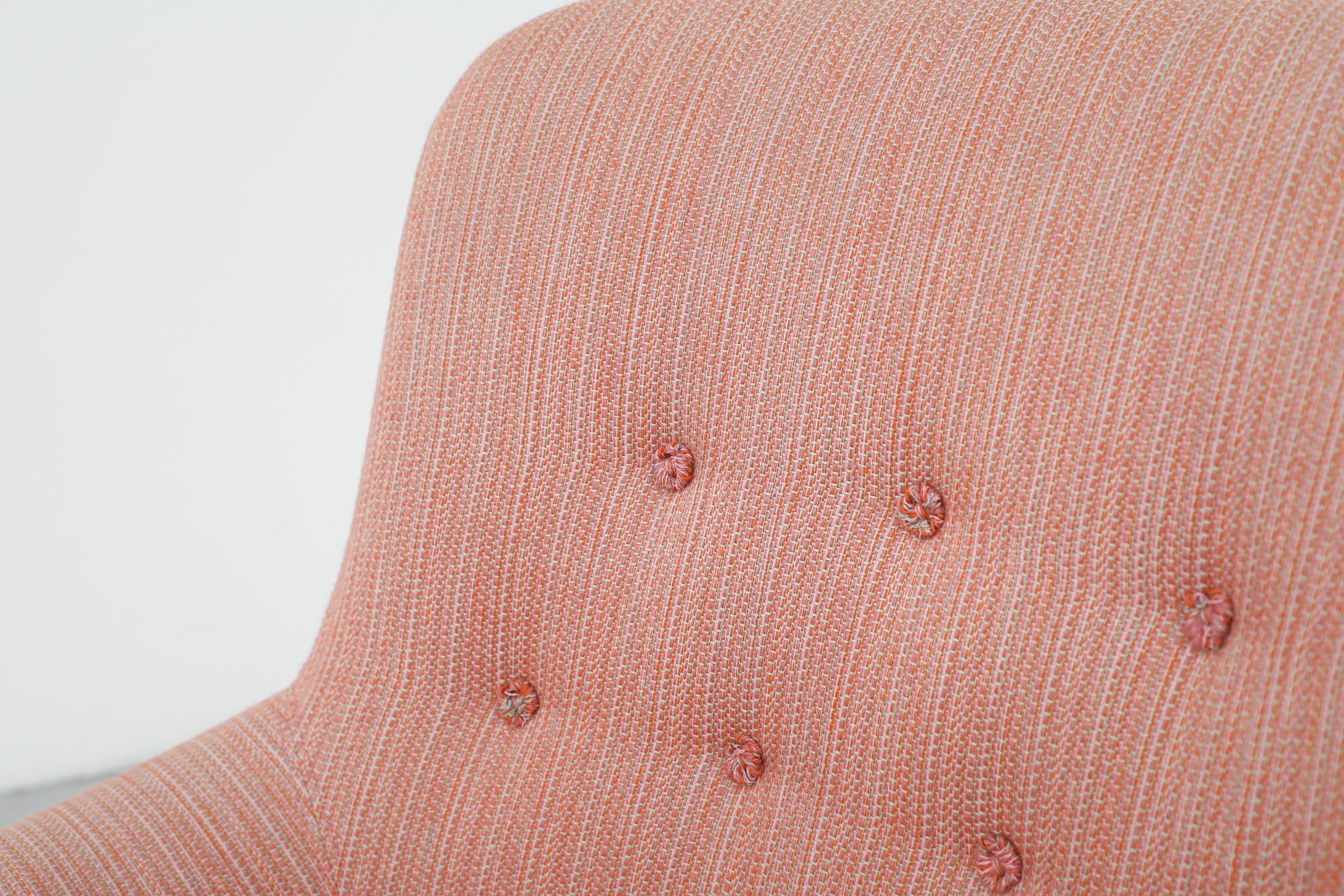 Carl Malmsten 'Husmor' Pink Lounge Chair 8