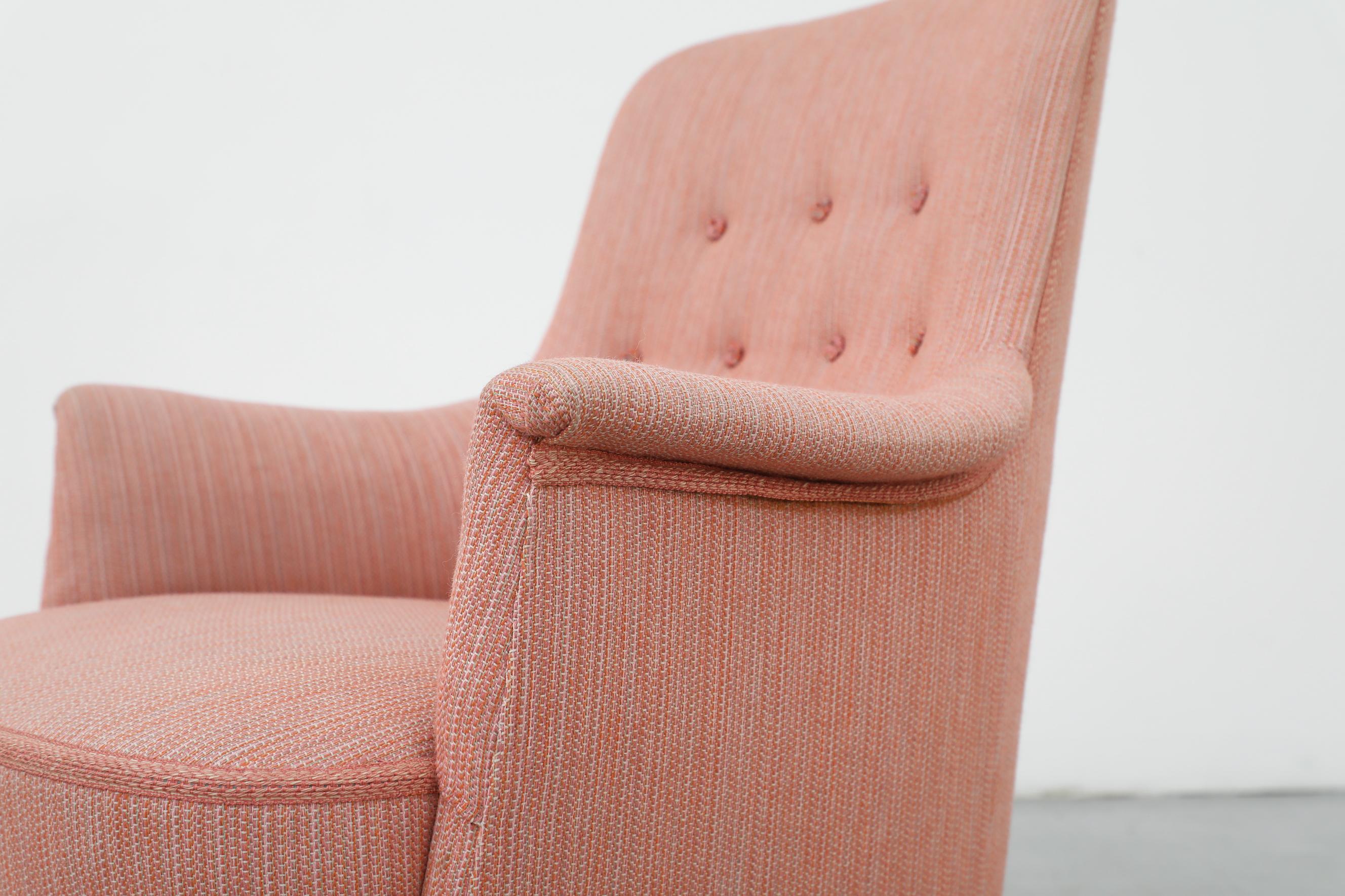 Carl Malmsten 'Husmor' Pink Lounge Chair 11