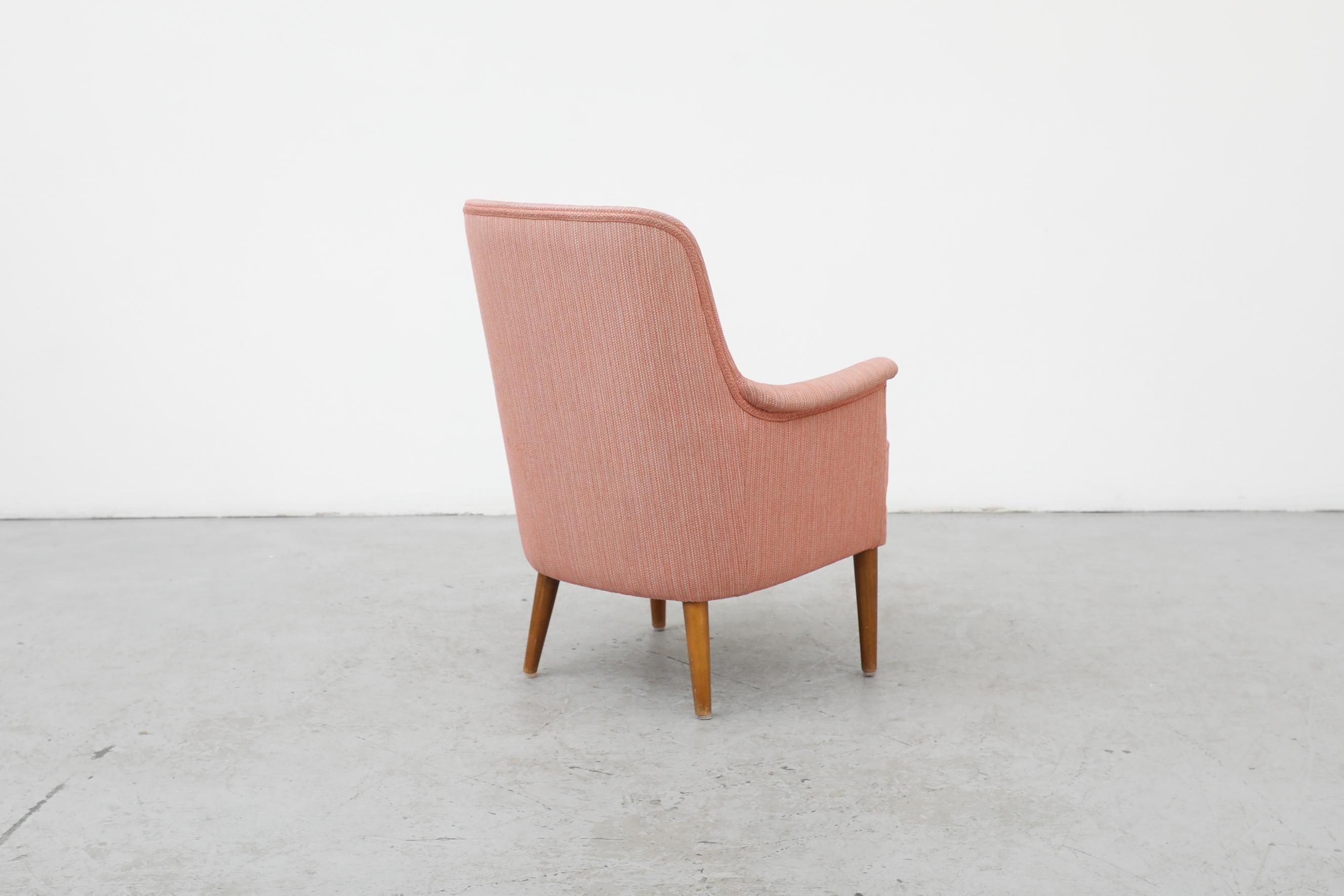 Carl Malmsten 'Husmor' Pink Lounge Chair 1