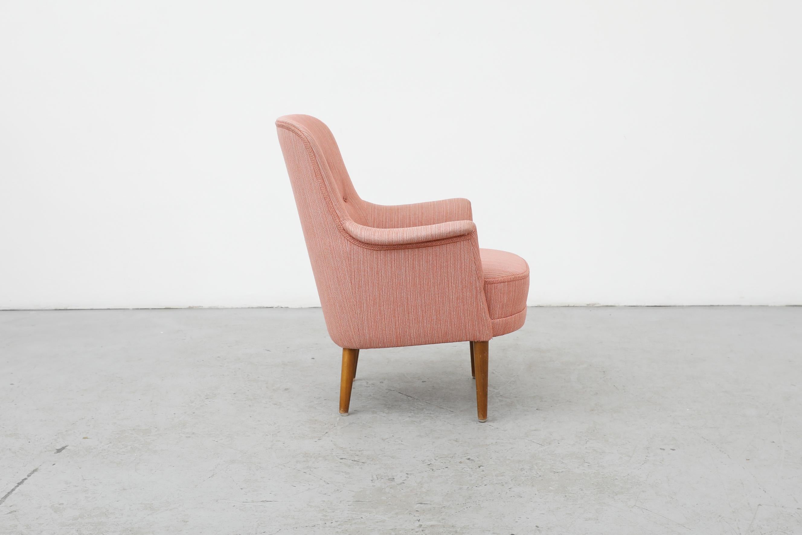 Carl Malmsten 'Husmor' Pink Lounge Chair 2