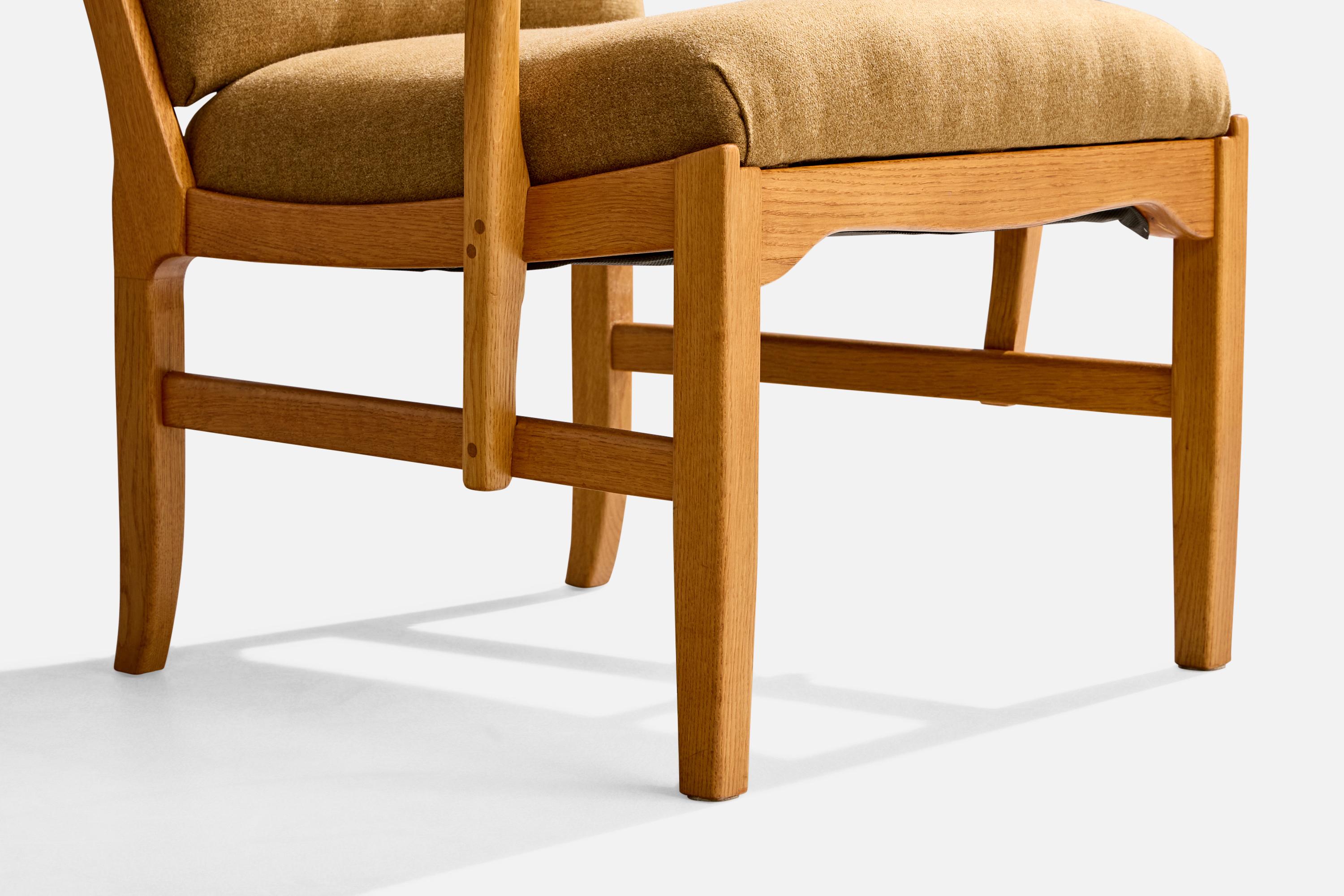 Carl Malmsten, Sillas de salón, Roble, Tela, Suecia, Años 50 en venta 6