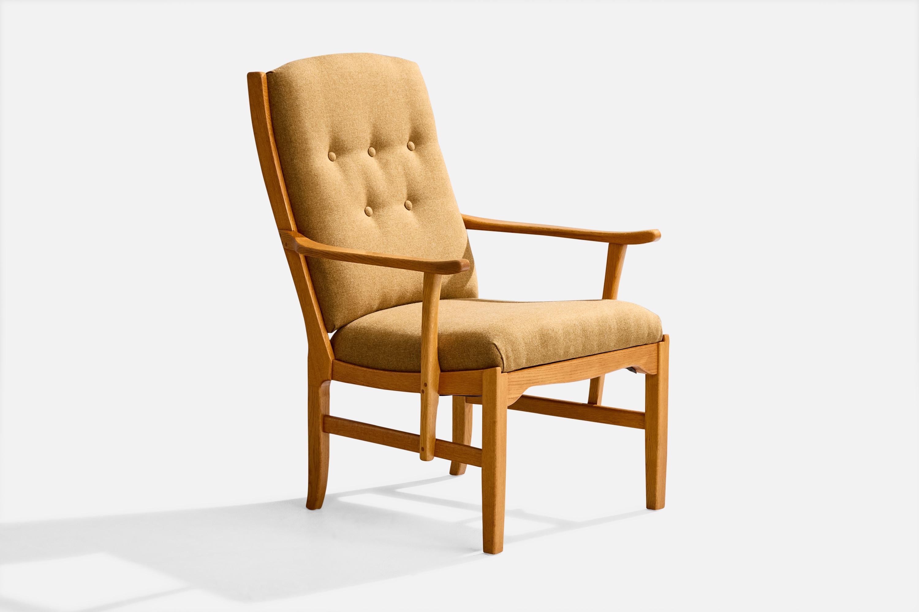 Carl Malmsten, Sillas de salón, Roble, Tela, Suecia, Años 50 en Bueno estado para la venta en High Point, NC