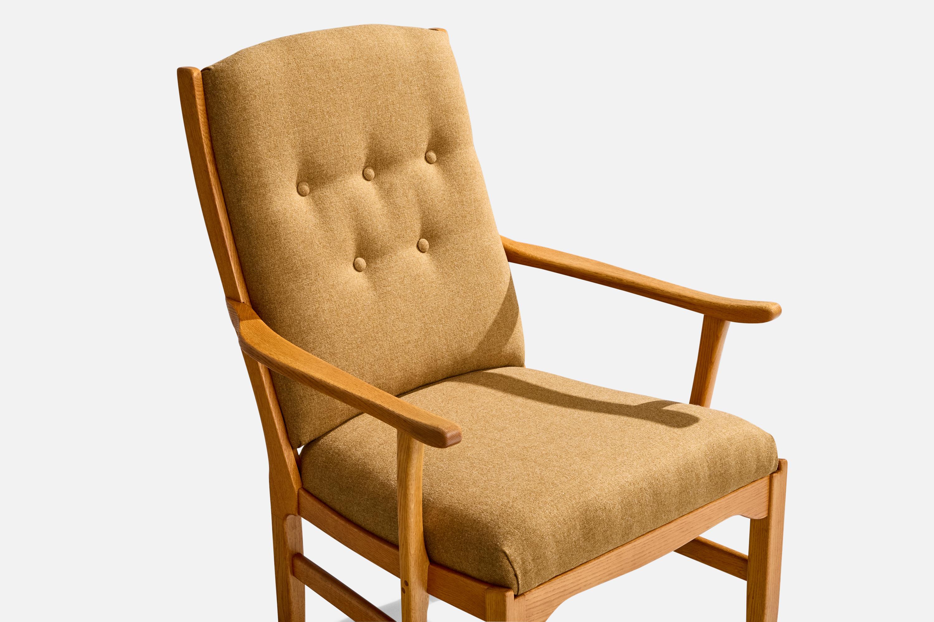 Carl Malmsten, Sillas de salón, Roble, Tela, Suecia, Años 50 en venta 2