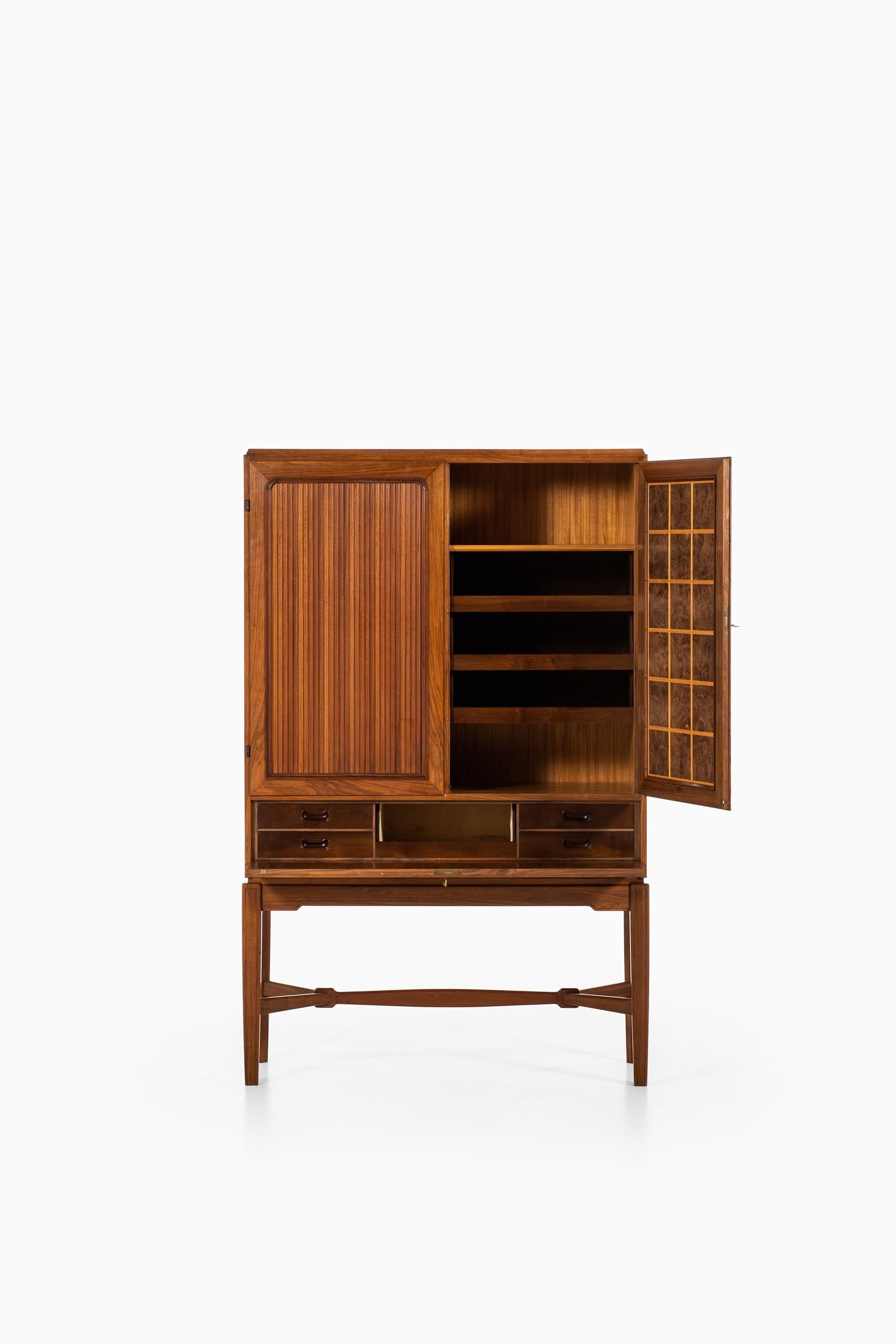 Brass Carl Malmsten Master Cabinet by Hjalmar Wikströms Möbelsnickare in Sweden