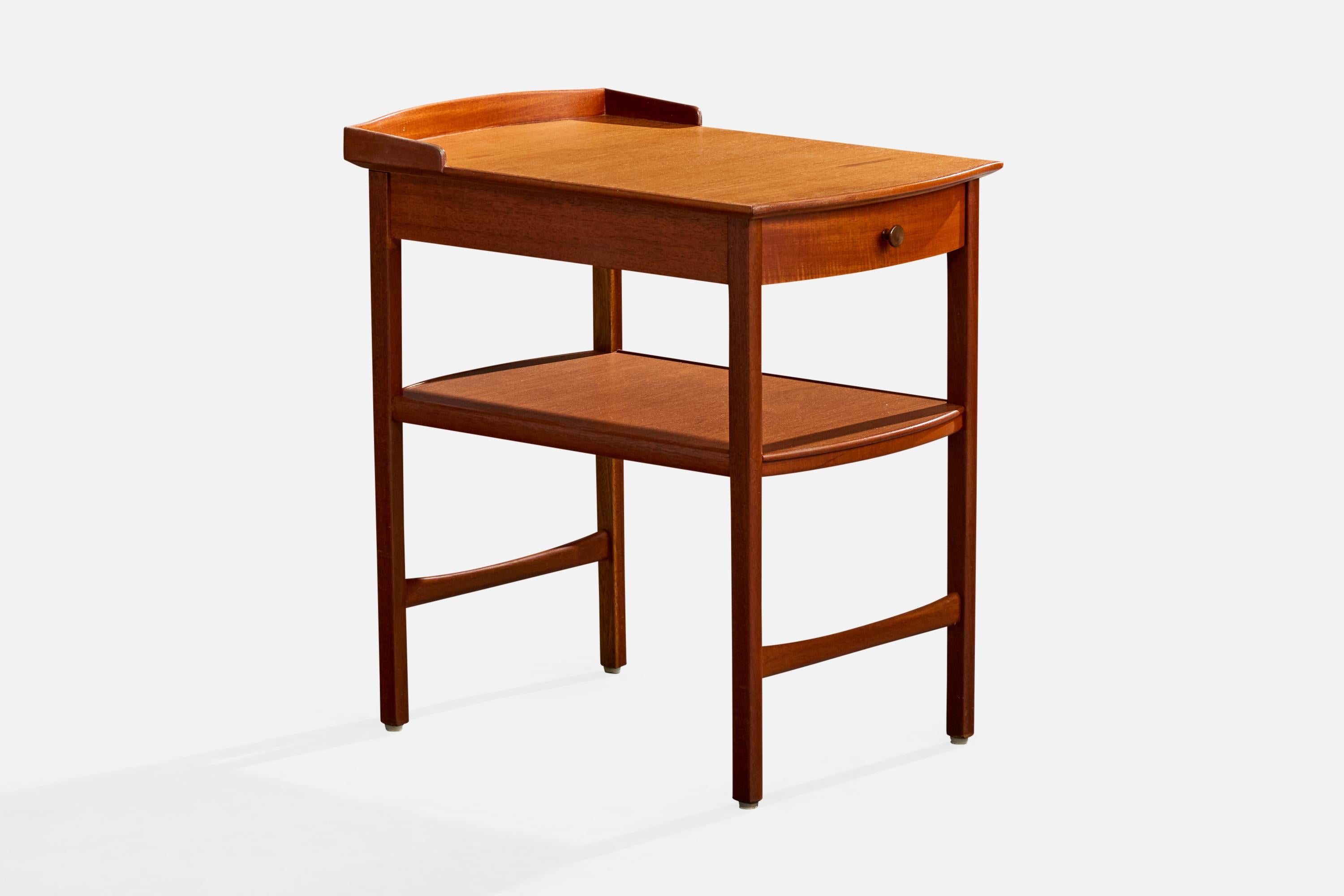 Carl Malmsten, Nightstands, Teak, Sweden, 1950s Sueco en venta