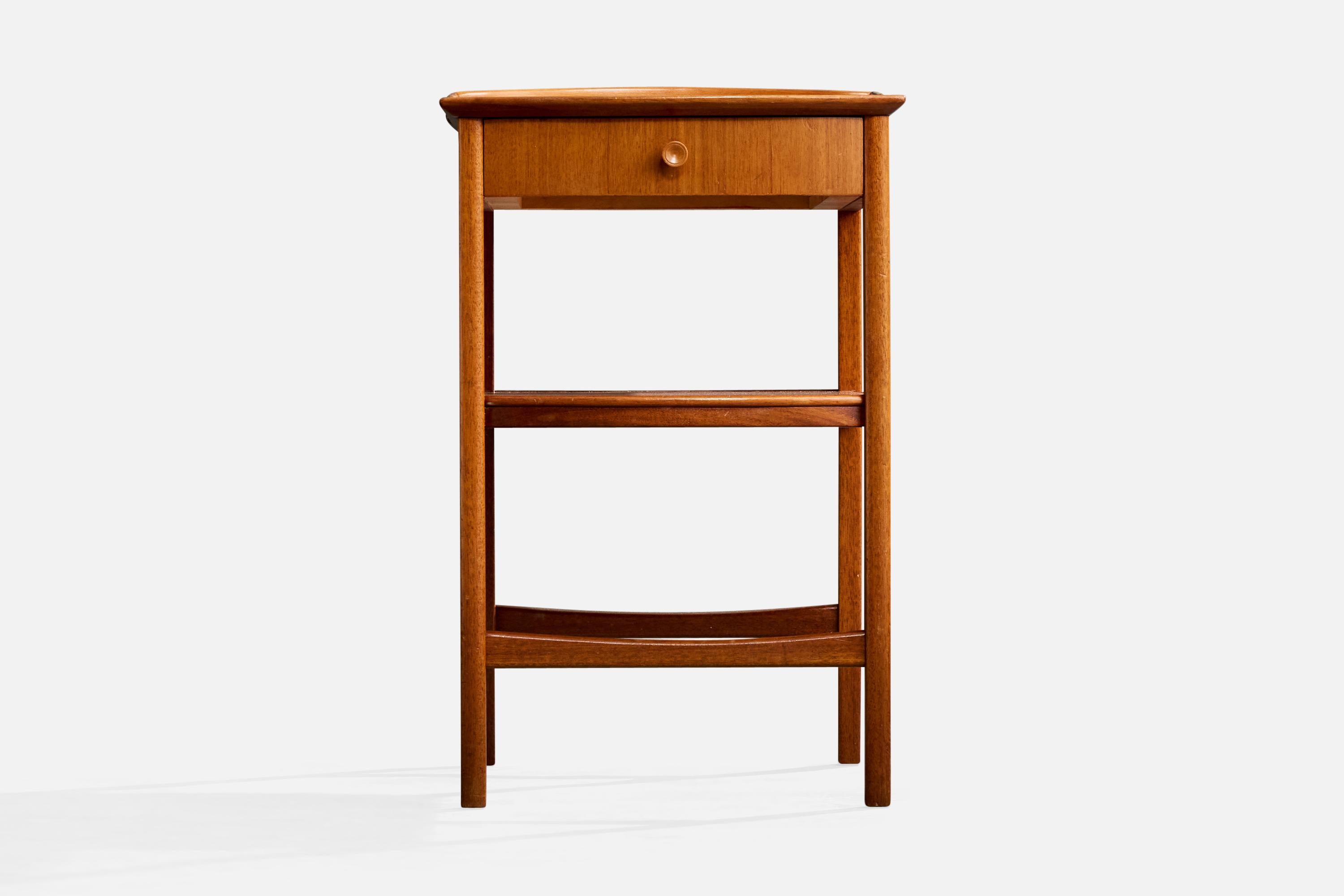 Carl Malmsten, Nightstands, Teak, Sweden, 1950s en venta 3