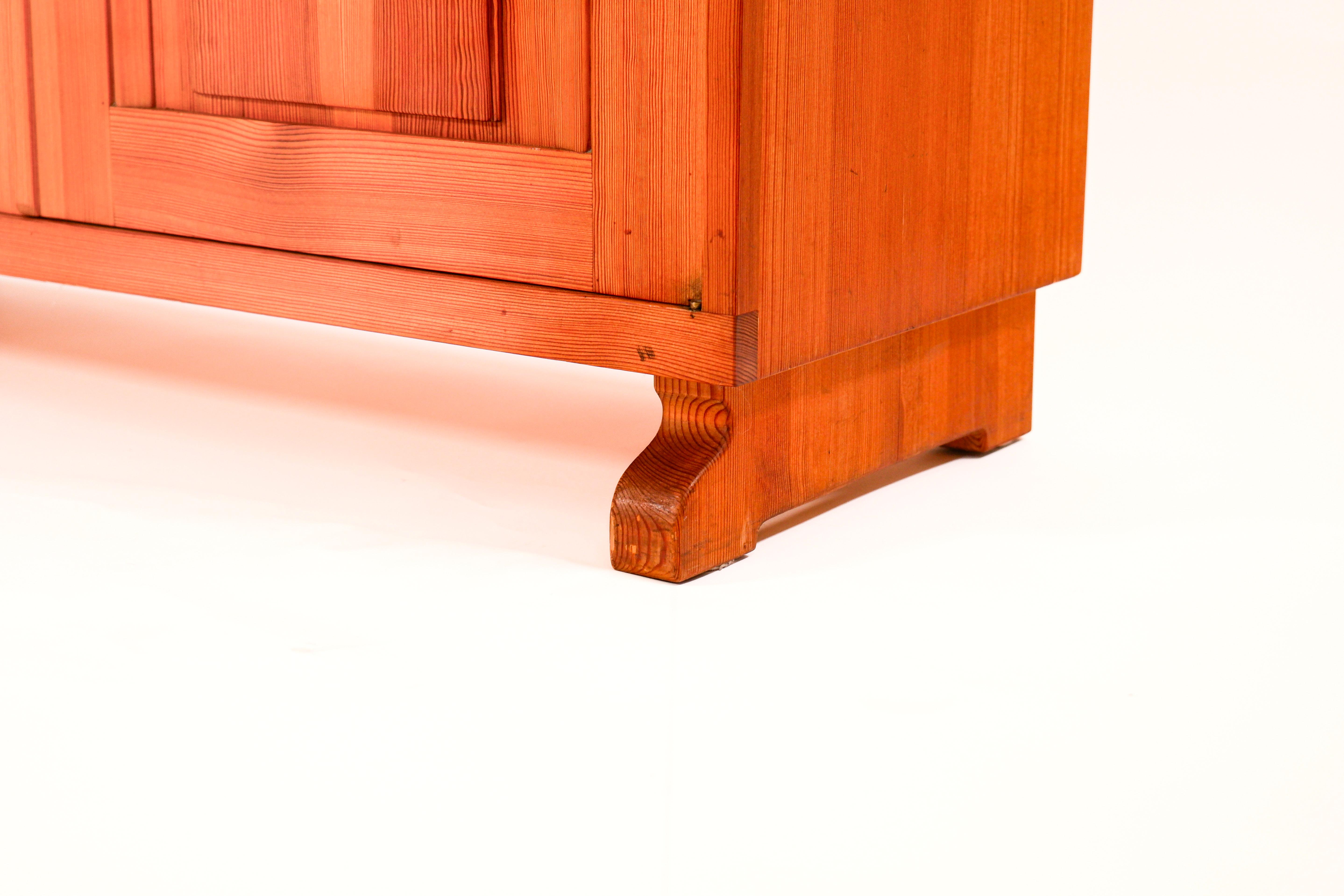 Carl Malmsten pine cabinet, circa 1950. For Sale 1