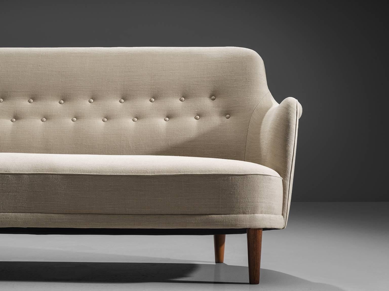 Scandinavian Modern Carl Malmsten Reupholstered 'Samsas' Sofa, circa 1940