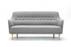 Carl Malmsten Samsas 3-seater Sofa, Newly Produced, Designed in 1960