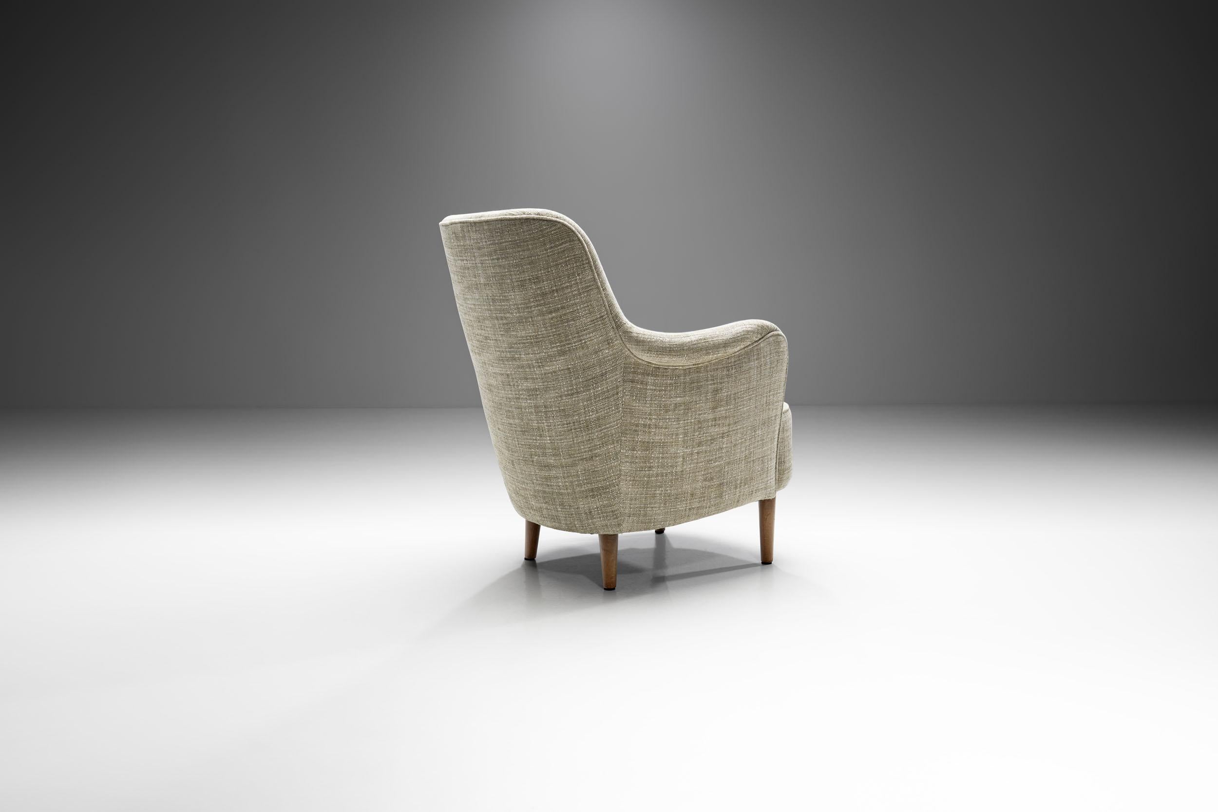 Swedish Carl Malmsten “Samsas” Armchair for O.H. Sjögren, Sweden, 1960