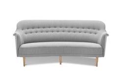 Carl Malmsten Samsas Round Sofa, Newly Produced, Designed in 1966