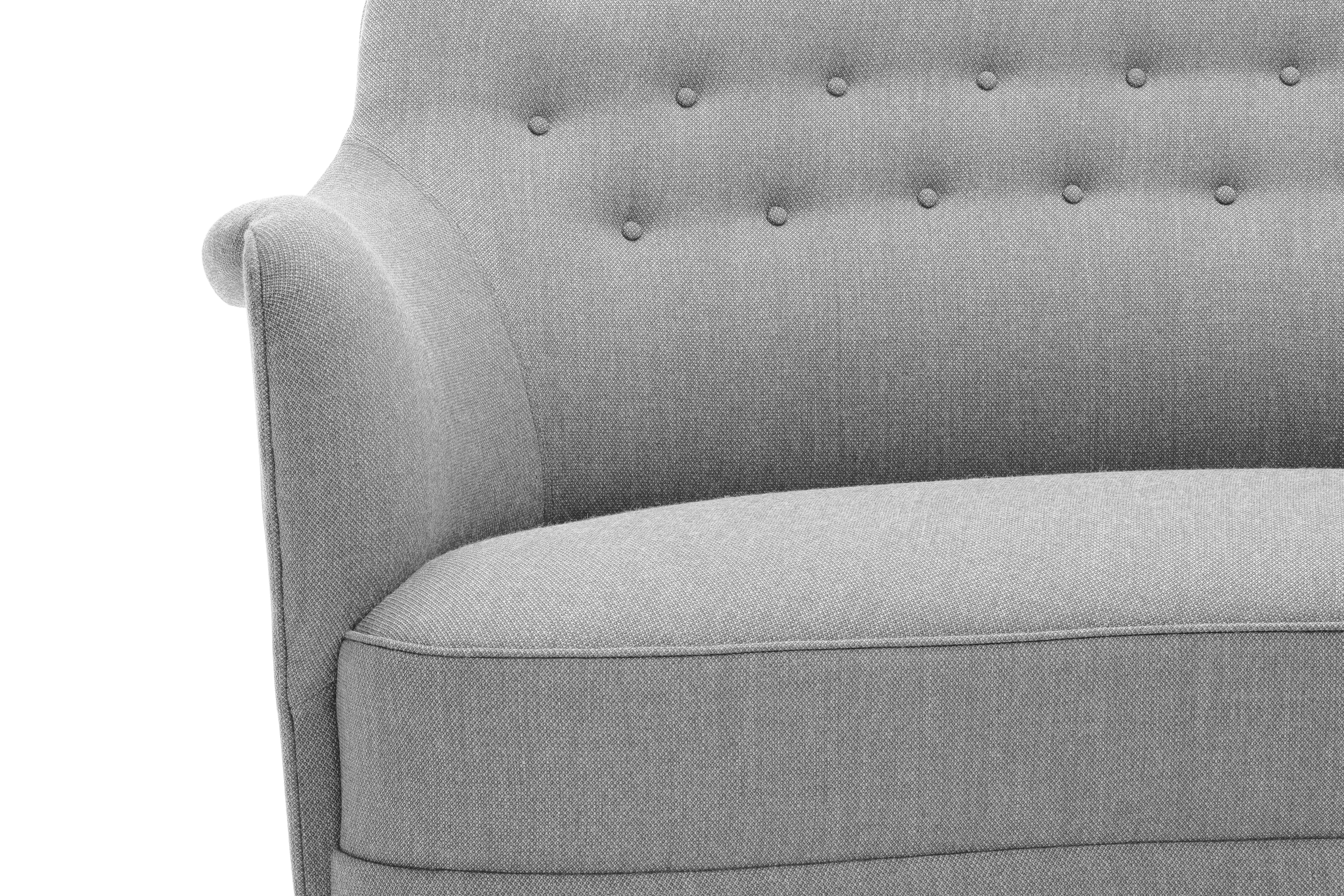 Swedish Carl Malmsten Samsas Round Sofa, Newly Produced, Designed in 1966 For Sale