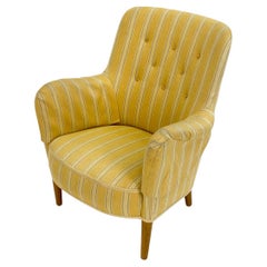 Carl Malmsten "Samsas" Swedish Lounge Chair Circa 1960s