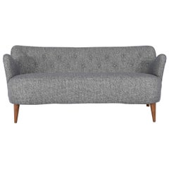 Carl Malmsten Settee with New Upholstery