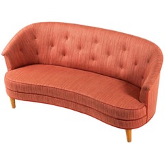 Carl Malmsten Sofa Model Roma Produced in Sweden