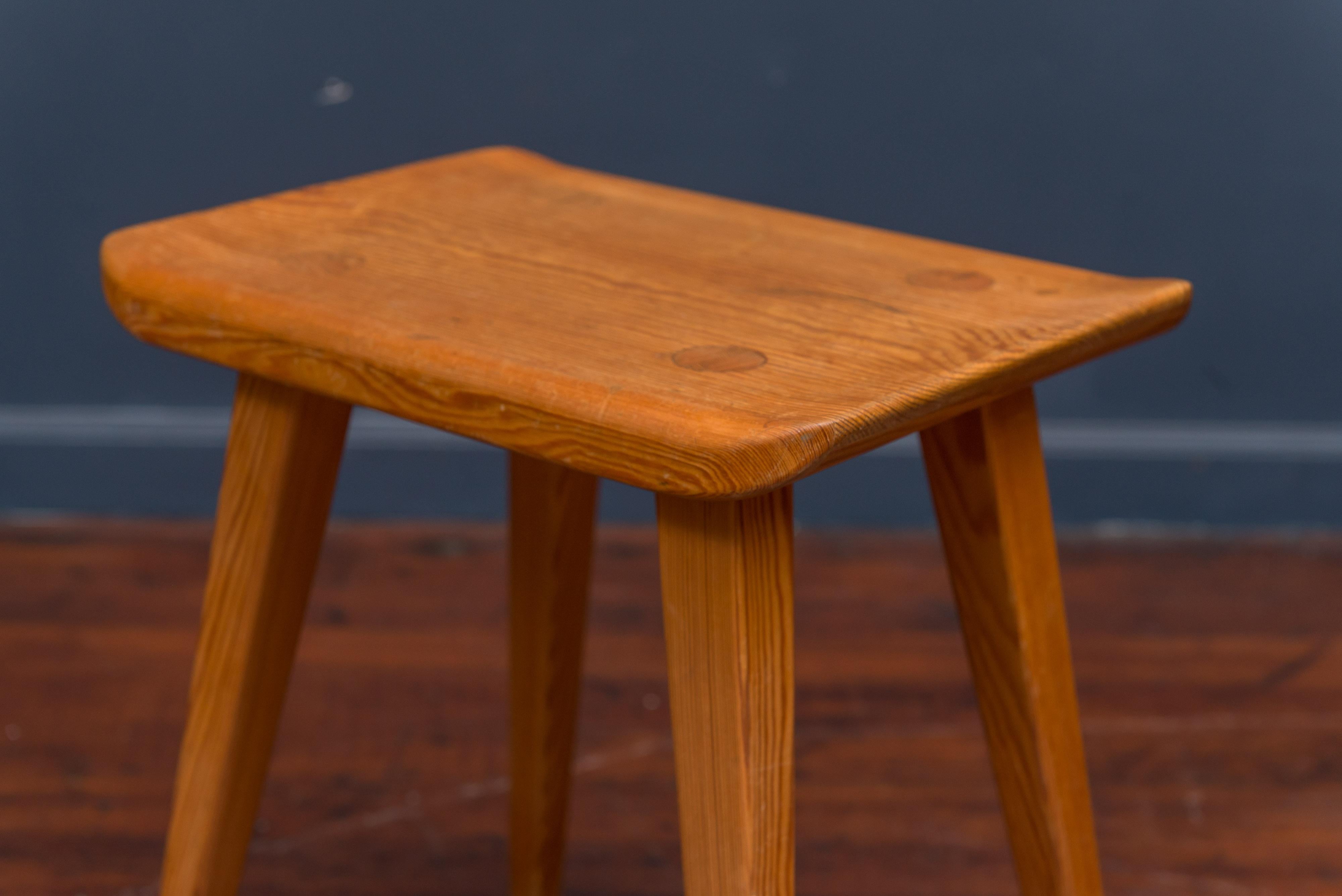 Carl Malmsten Stool In Good Condition For Sale In San Francisco, CA