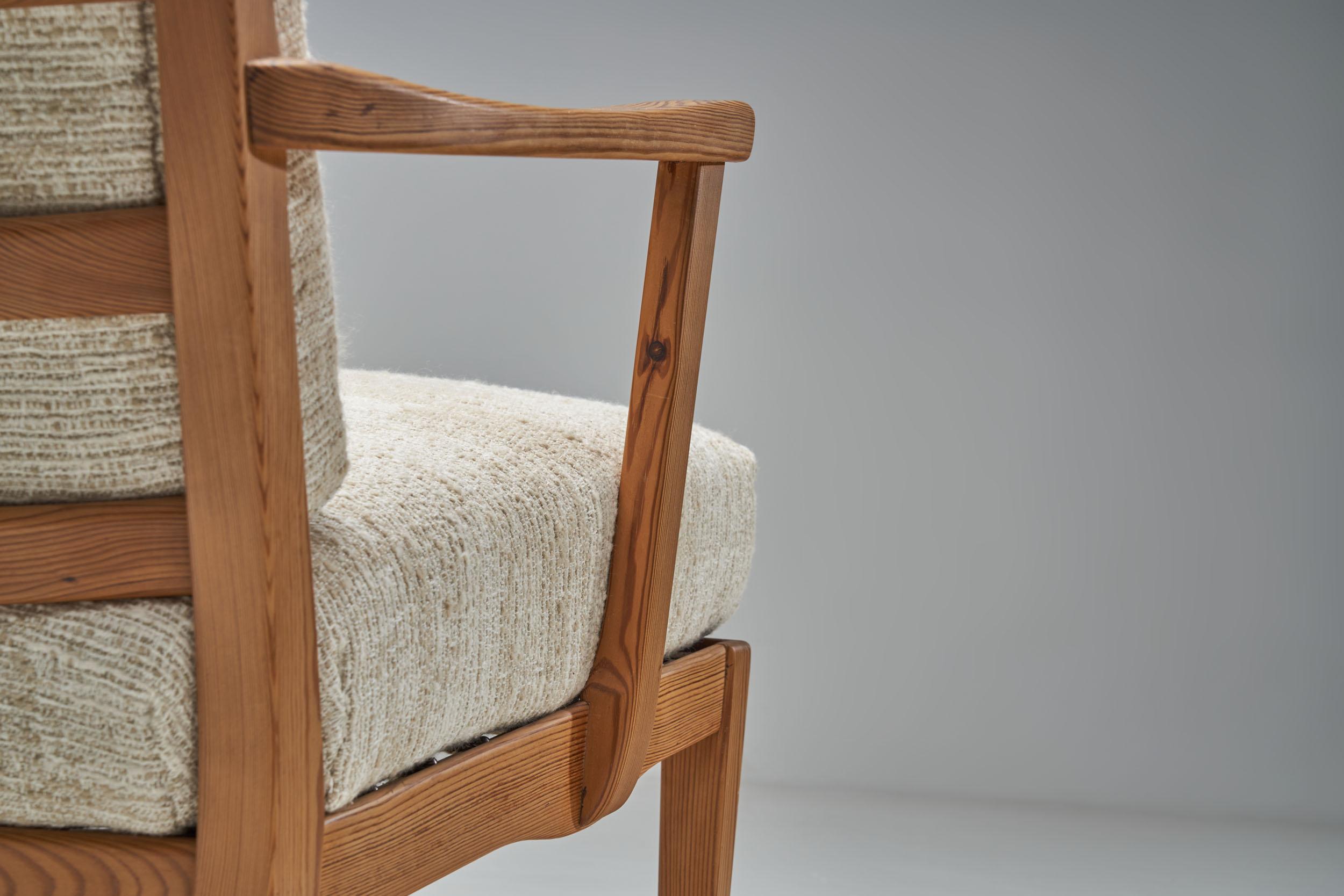 Carl Malmsten “Stugan” Armchairs for Karl Andersson & Söner, Sweden 1940s For Sale 4