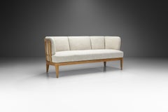 Carl Malmsten "Ulla" Three-Seater Birch Sofa, Sweden, 1950s