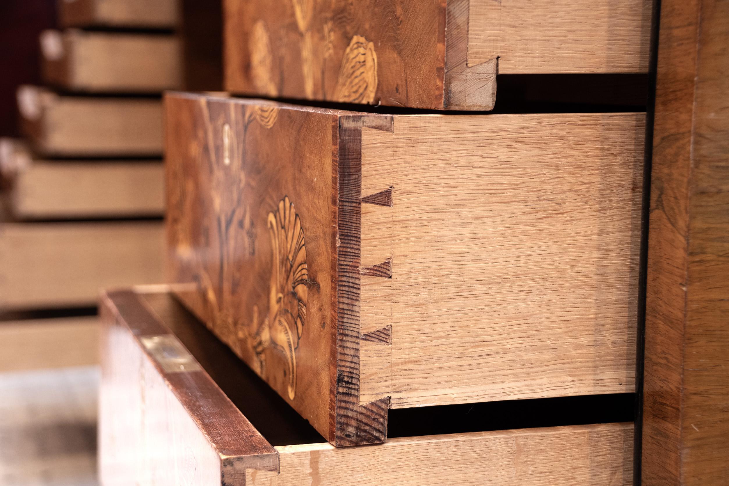 Carl Malmsten Veneered Pedestal Desk For Sale 4
