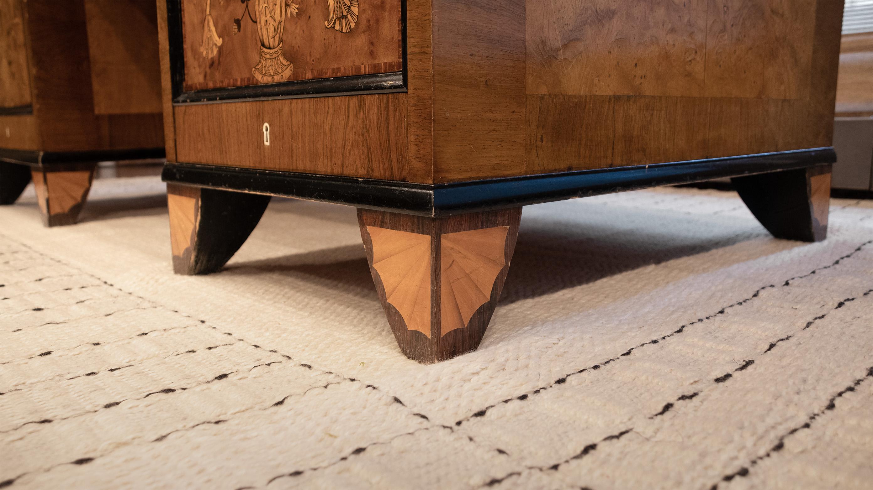 Carl Malmsten Veneered Pedestal Desk For Sale 5