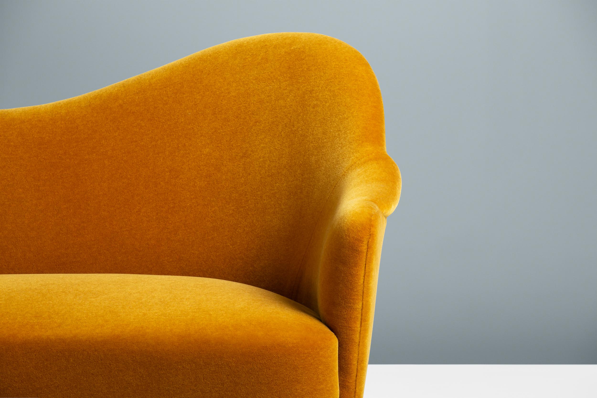 Carl Malmsten Vintage Samspel-Sofa aus Mohair-Samt 1950er Jahre (Skandinavische Moderne) im Angebot