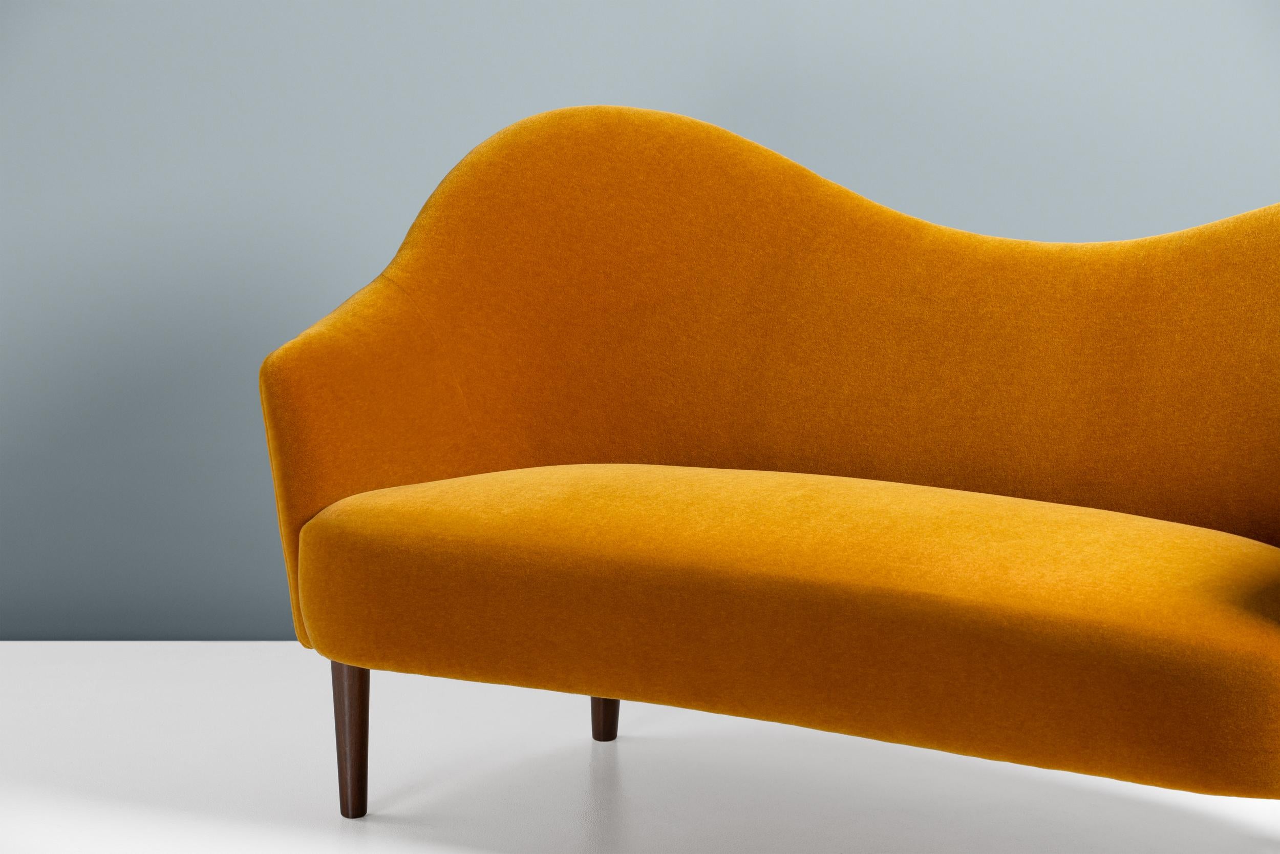 Carl Malmsten Vintage Samspel-Sofa aus Mohair-Samt 1950er Jahre im Angebot 2