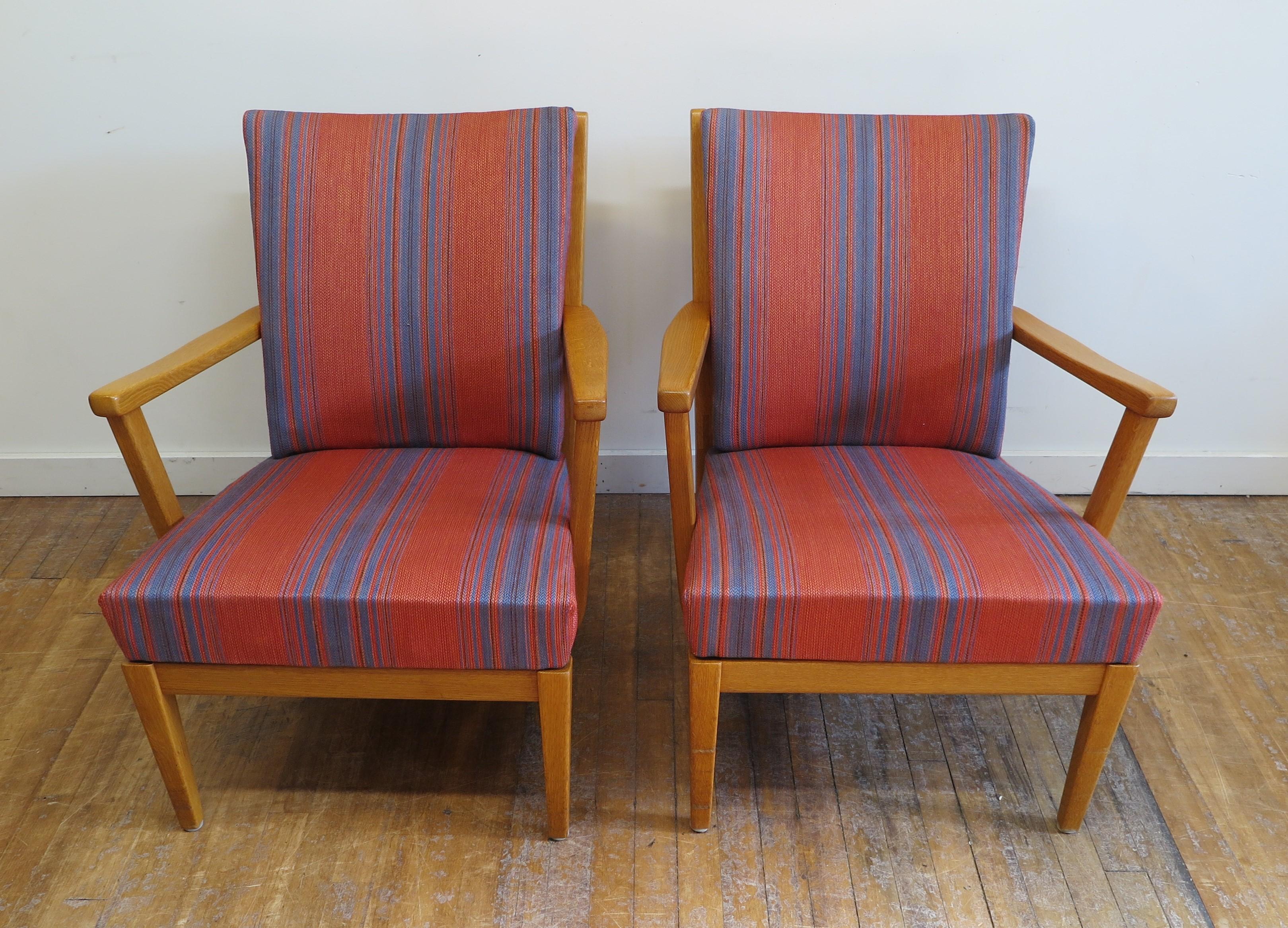 Oak Carl Malmsten Visingo Chairs For Sale
