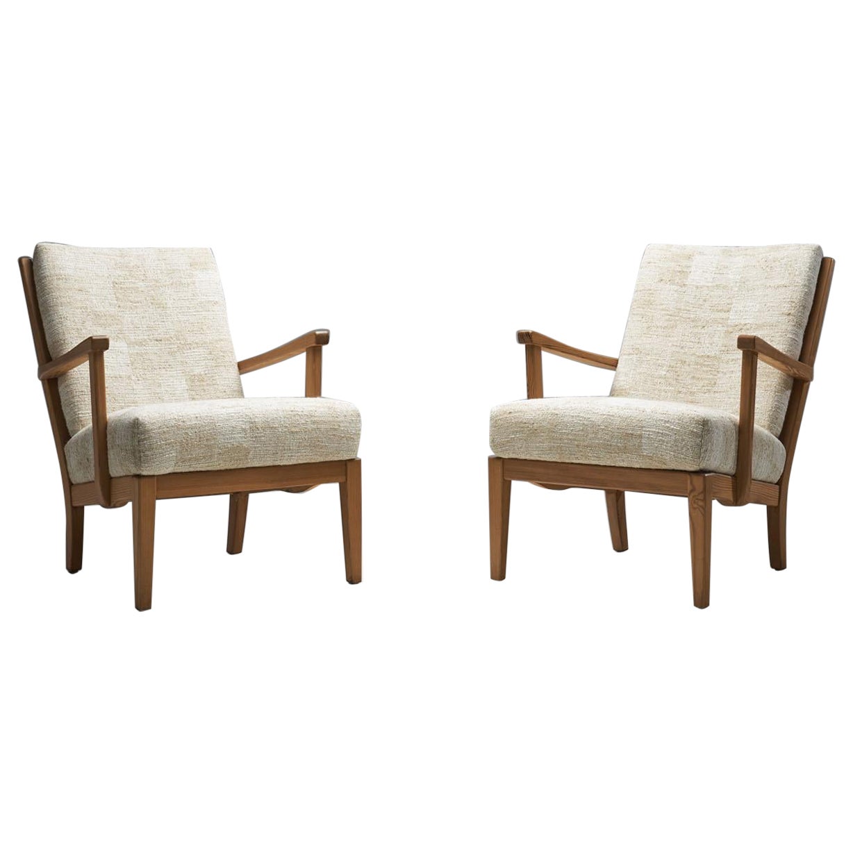 Carl Malmsten “Visingsö” Armchairs for O. H. Sjögren, Sweden 1940s
