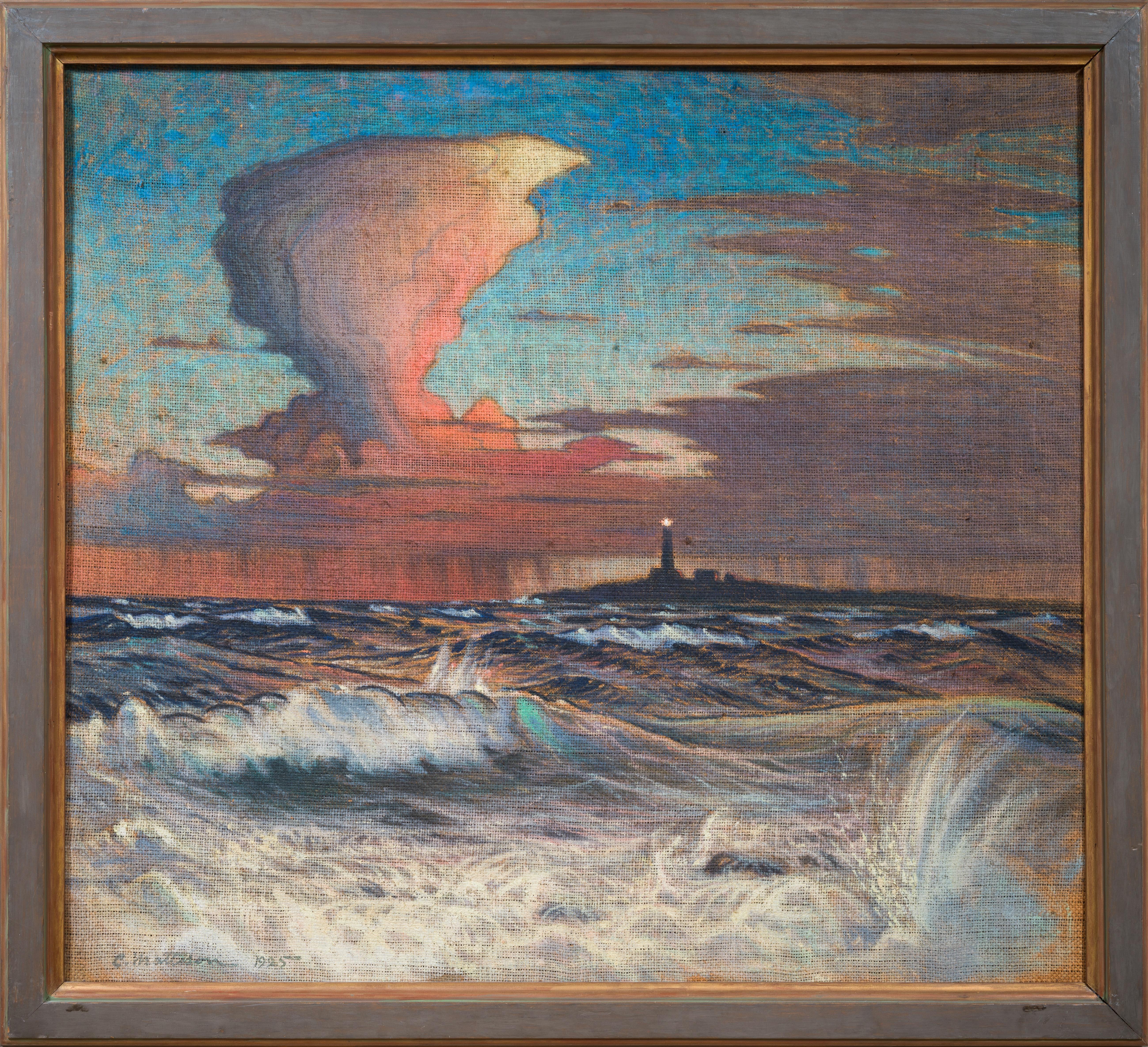 Mer agitée avec phare, 1925