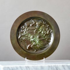 Carl Milles Art Deco Bronze Dish by GAB Guldsmedsaktiebolaget, Sweden, 1930s