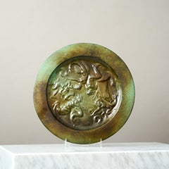 Carl Milles Art Deco Bronze Dish by GAB Guldsmedsaktiebolaget, Sweden, 1930s