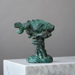 Carl Milles Bronze Sculpture of Fishes