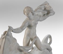 Carl Milles, Rare Plaster Sculpture of Europa and the Bull