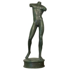 Carl Milles Swedish Modernist (c.1920's) Bronze Figurative Sculpture After Solså