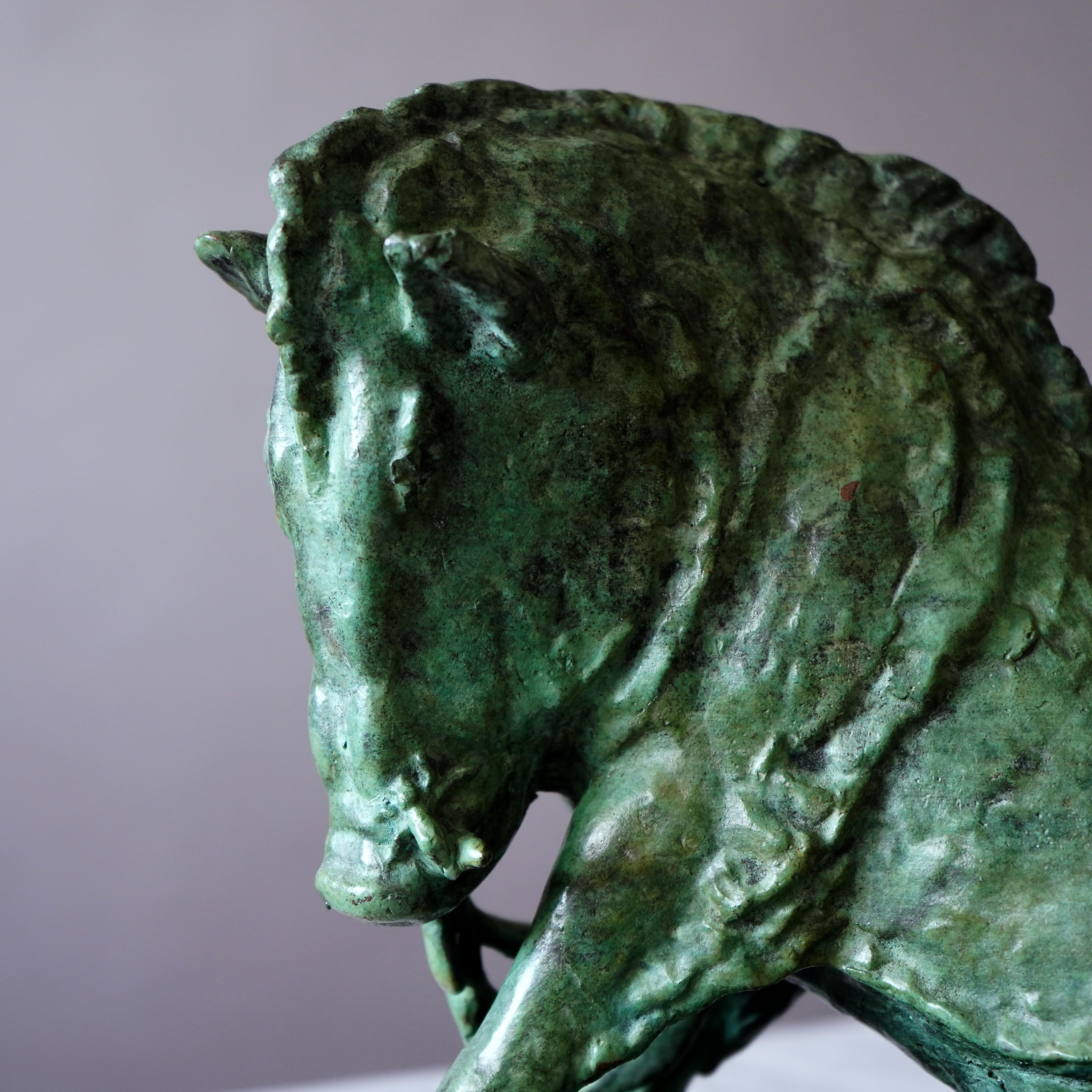 Carl Milles Escultura de bronce de jabalí Sueco
