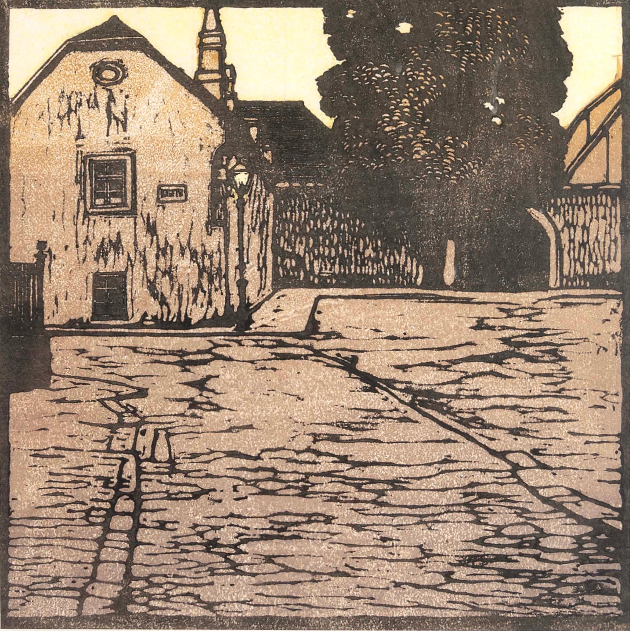 Carl Moll Beethoven Hauser (Portfolio de 12) Gravures sur bois en couleurs signées Art Nouveau en vente 4