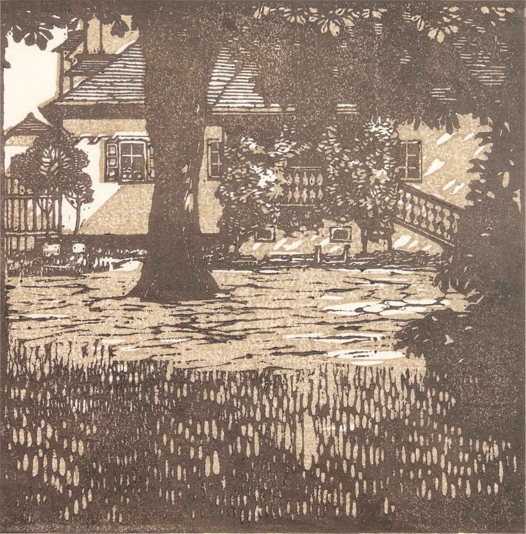 Carl Moll Beethoven Hauser (Portfolio de 12) Gravures sur bois en couleurs signées Art Nouveau en vente 6