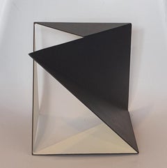 Steel 76 - contemporary modern abstract geometric sculpture