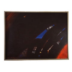 Abstract expressionist painting by an important Portland, Oregon artist