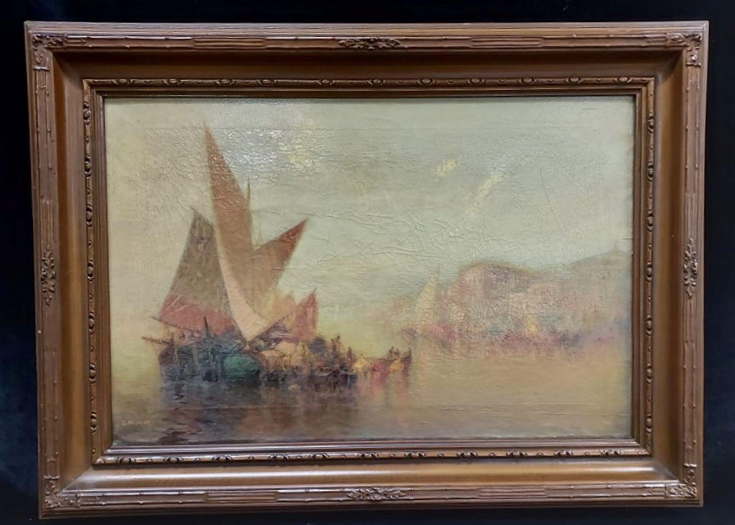 Venise by C.MULLER - Painting by Carl Muller
