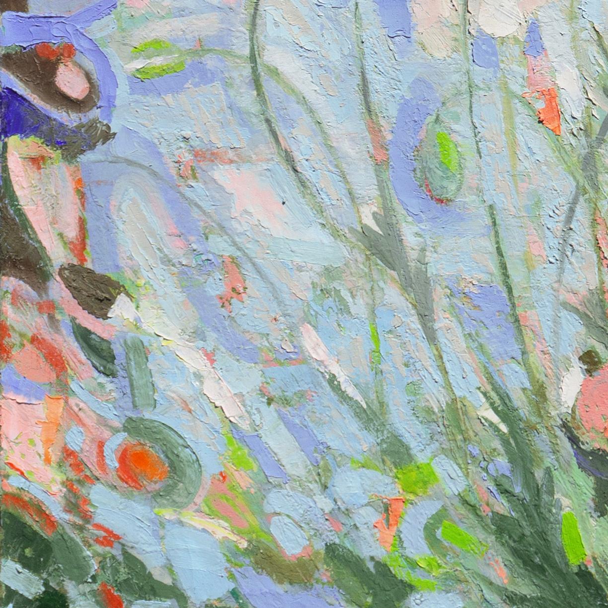 'Pink and White Poppies beneath Blue Skies', Whitney Museum, PAFA, AIC, ASL, ICA For Sale 2