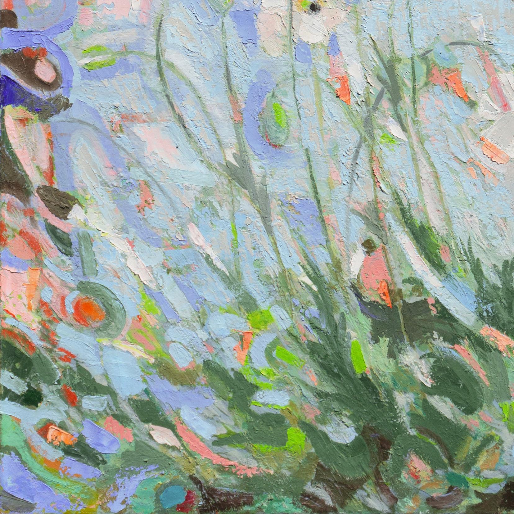 'Pink and White Poppies beneath Blue Skies', Whitney Museum, PAFA, AIC, ASL, ICA For Sale 3