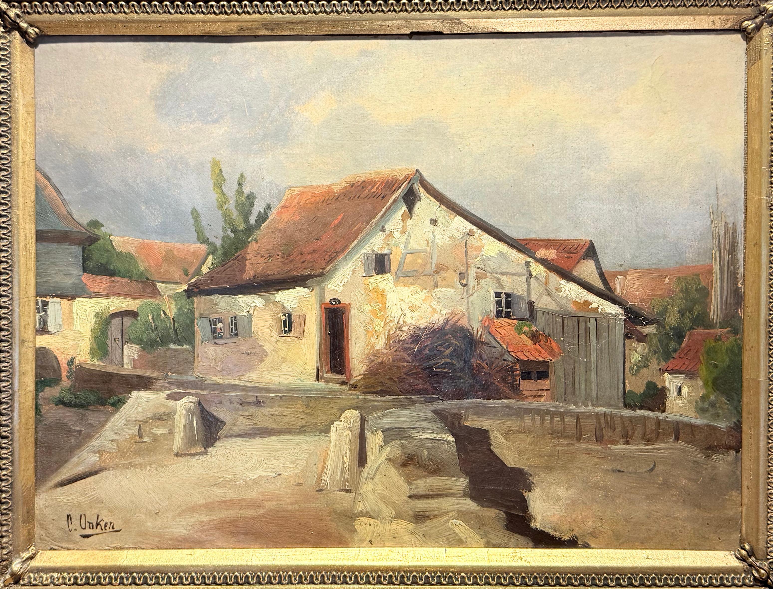Karl Eduard Onken Jever Oldenburg 1846 - 1934 Wien Landschaft im Angebot 1