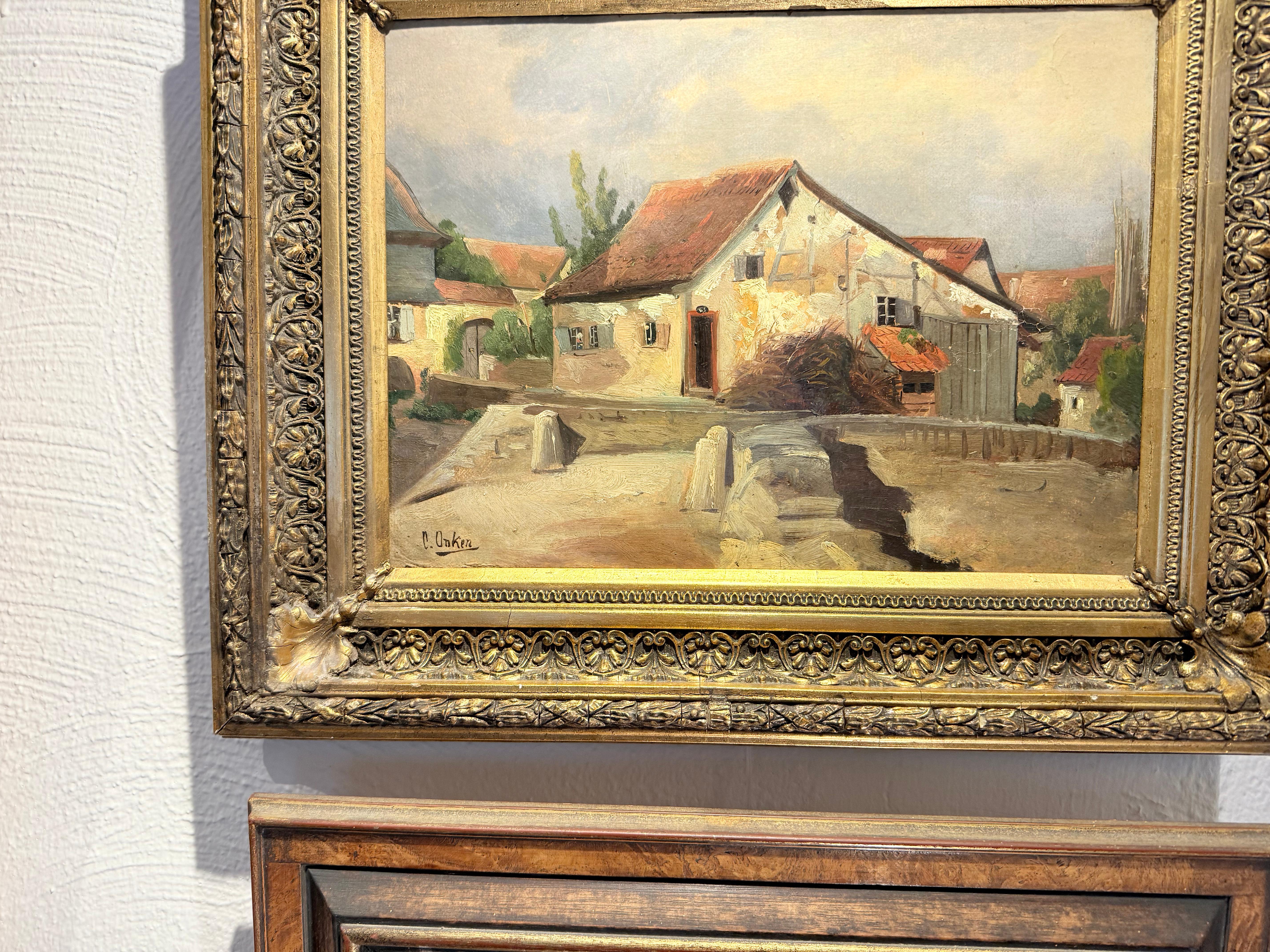 Karl Eduard Onken Jever Oldenburg 1846 - 1934 Wien Landschaft im Angebot 4